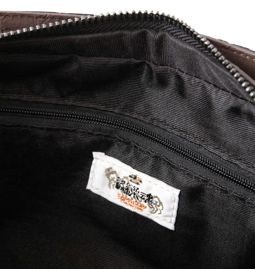 大きいサイズ メンズ 絡繰魂 (カラクリタマシイ) ジャガードセカンドバッグ 内ポケット