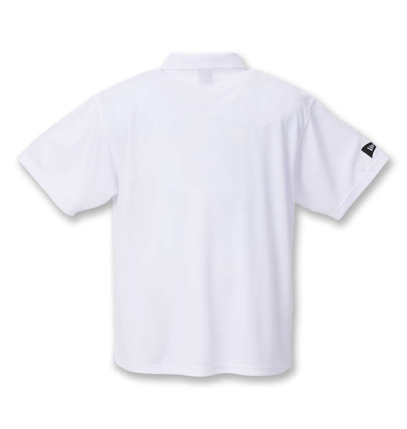 大きいサイズ メンズ NEW ERA (ニューエラ) カノコ半袖ポロシャツ
                        バックスタイル