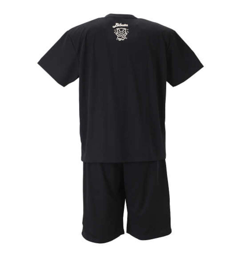 大きいサイズ メンズ 豊天 (ブーデン) ぽっちゃり半袖Tシャツ+ハーフパンツ バックスタイル