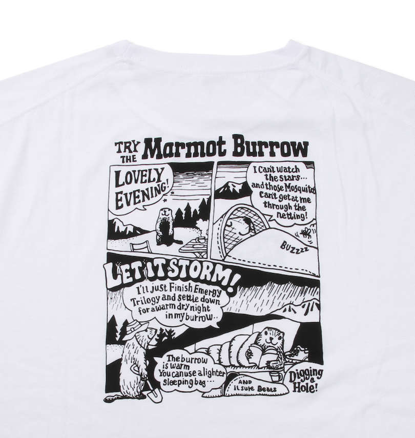 大きいサイズ メンズ Marmot (マーモット) バロウ半袖Tシャツ バックプリント