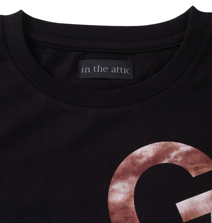 大きいサイズ メンズ in the attic (インジアティック) &ロゴエンボス箔シート半袖Tシャツ 