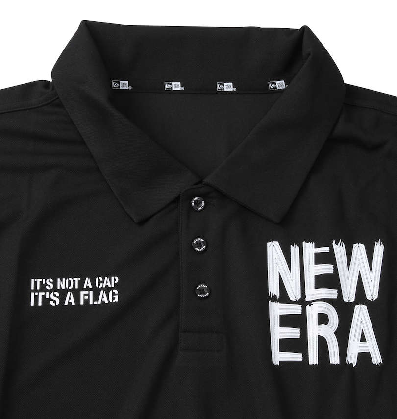 大きいサイズ メンズ NEW ERA (ニューエラ) Multi Logoカノコ半袖ポロシャツ 