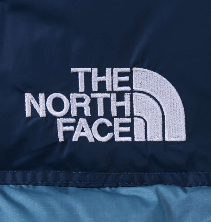 大きいサイズ メンズ THE NORTH FACE (ザ・ノース・フェイス) Nuptse ダウンジャケット 刺繍拡大