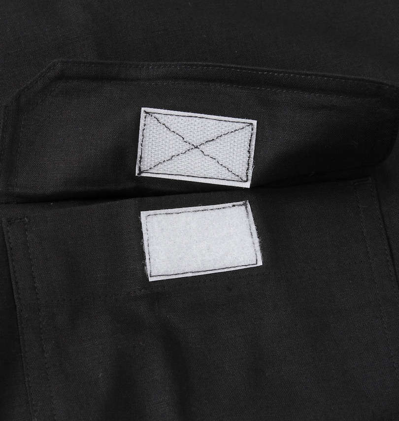 大きいサイズ メンズ OUTDOOR PRODUCTS (アウトドア プロダクツ) 綿麻ロールアップ長袖シャツ 胸ポケット（マジックテープ付き）