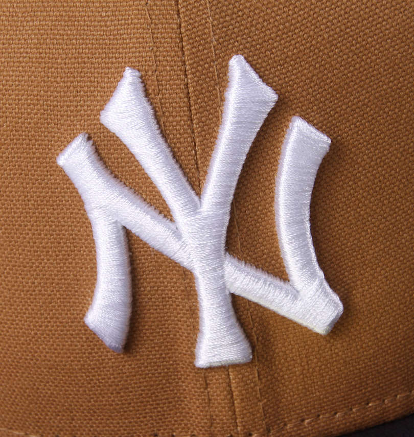 大きいサイズ メンズ NEW ERA (ニューエラ) 59FIFTY®ニューヨーク・ヤンキースMLB Duck Canvasキャップ フロント刺繍