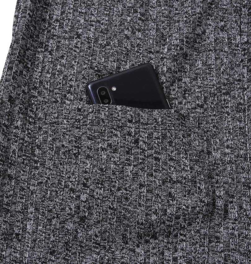 大きいサイズ メンズ launching pad (ランチングパッド) 甘編み杢テレココーディガン+半袖Tシャツ サイドポケット