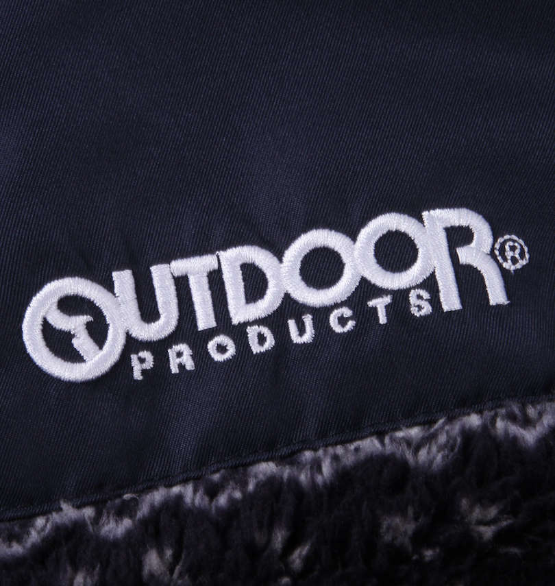 大きいサイズ メンズ OUTDOOR PRODUCTS (アウトドア プロダクツ) ボアフリースジャケット ポケット刺繍