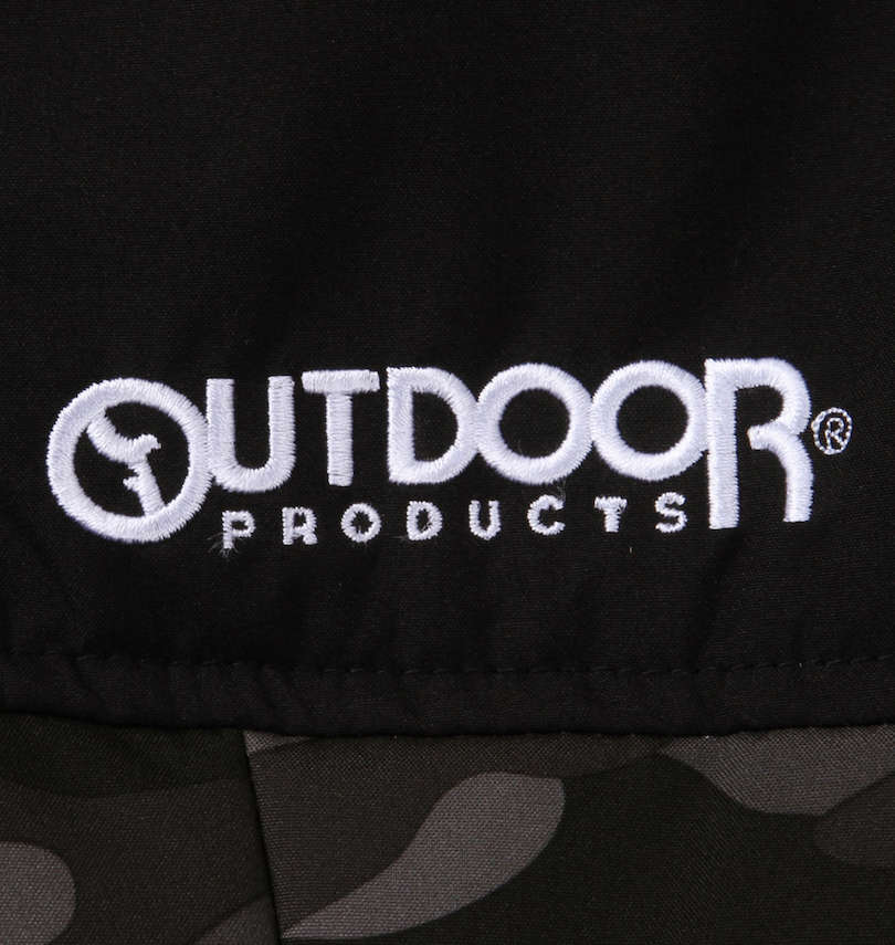 大きいサイズ メンズ OUTDOOR PRODUCTS (アウトドア プロダクツ) カット×裏フィルム中綿キルトジャケット 胸刺繍