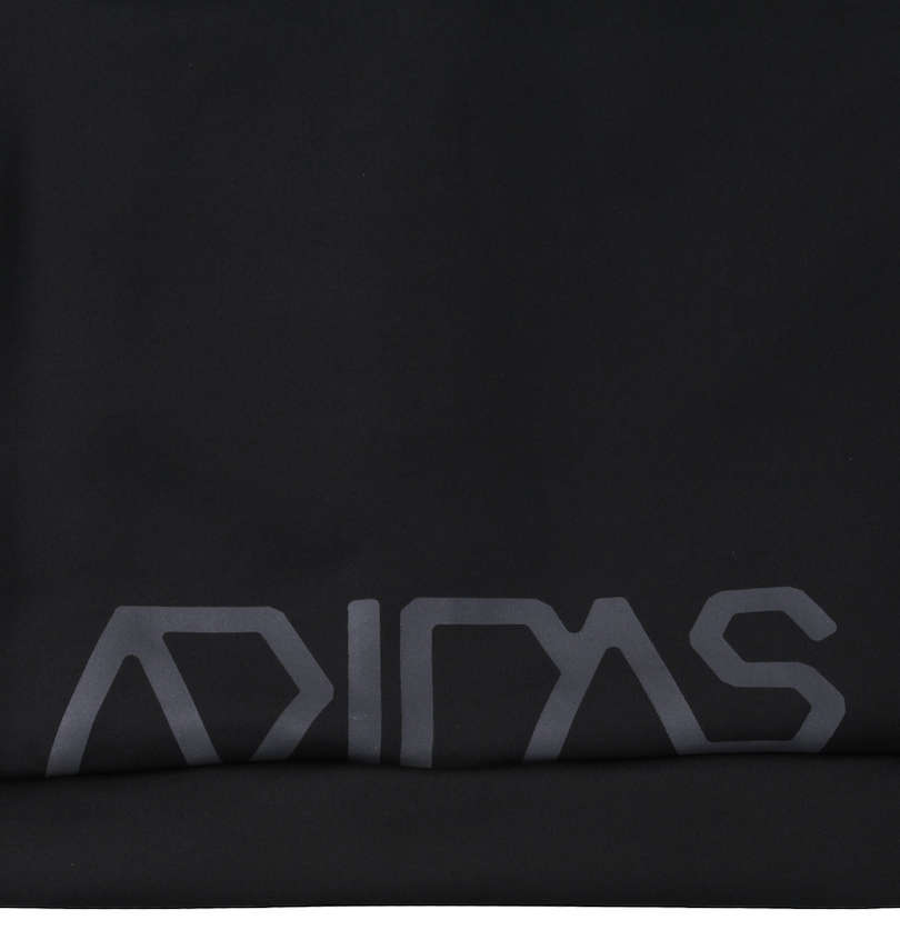 大きいサイズ メンズ adidas golf (アディダスゴルフ) ダンボールニットファブリックミックスフルジップジャケット バック裾プリント