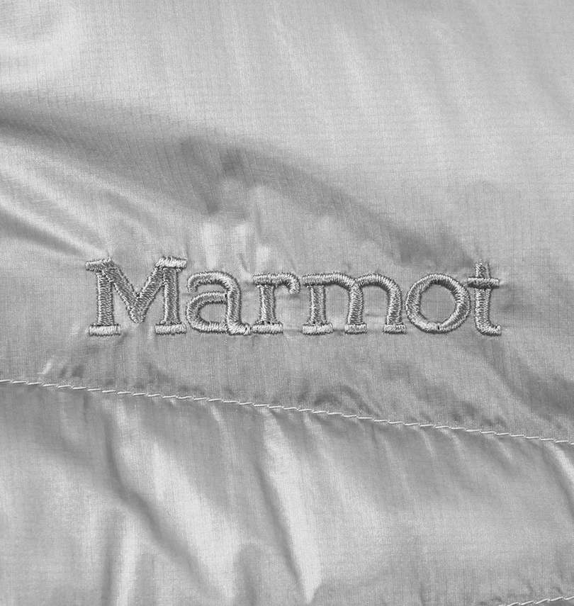大きいサイズ メンズ Marmot (マーモット) 1000イーズダウンジャケット 刺繍拡大