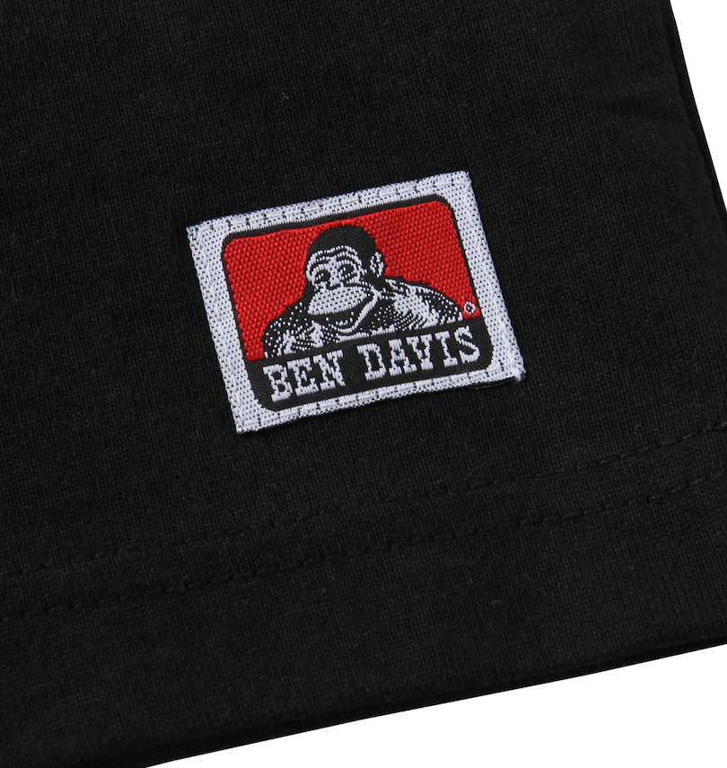 大きいサイズ メンズ BEN DAVIS (ベン デイビス) ミニゴリ刺繍半袖Tシャツ 裾ピスネーム