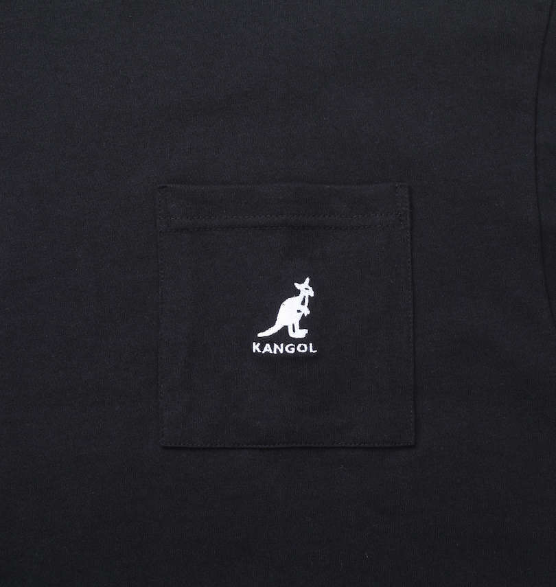 大きいサイズ メンズ KANGOL (カンゴール) 胸ポケット付ロゴプリント半袖Tシャツ 胸ポケット