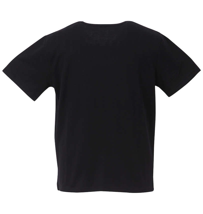 大きいサイズ メンズ Louis Chavlon (ルイシャブロン) ストライプシャツ半袖Tシャツアンサンブル Tシャツバックスタイル