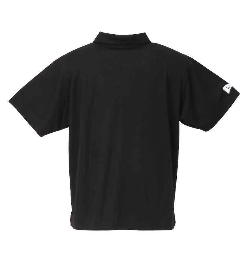 大きいサイズ メンズ NEW ERA (ニューエラ) Multi Logoカノコ半袖ポロシャツ バックスタイル