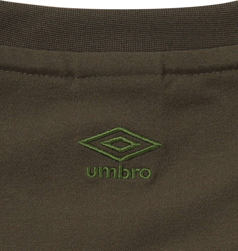 大きいサイズ メンズ UMBRO (アンブロ) コットンライク半袖Tシャツ バック襟元刺繍