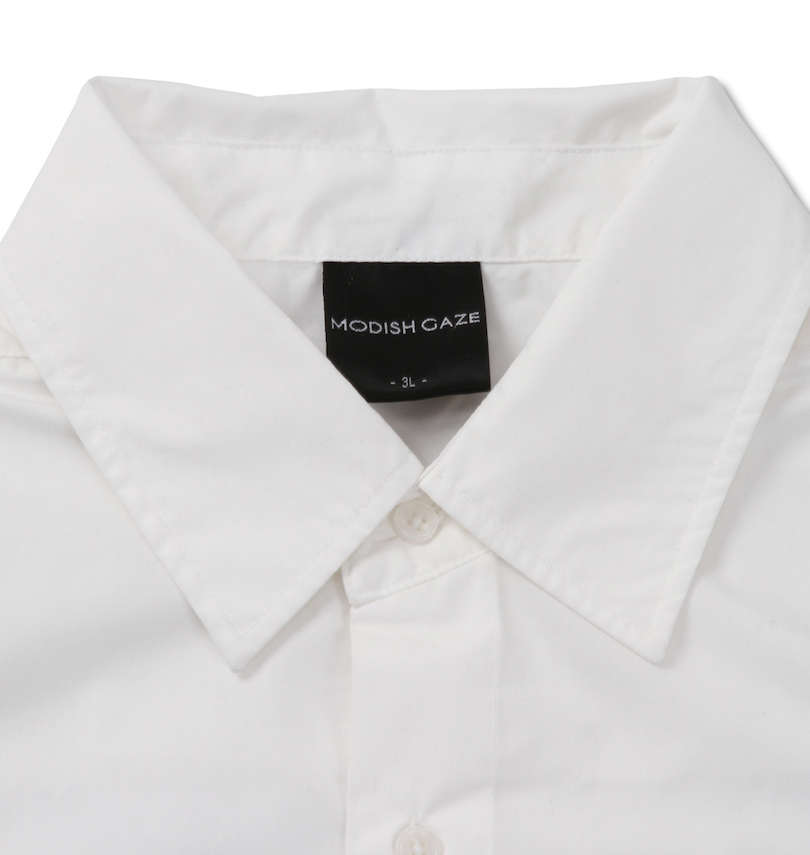 大きいサイズ メンズ MODISH GAZE (モディッシュガゼ) ブロード半袖シャツ 