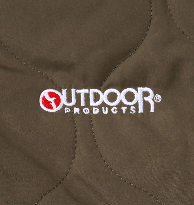 大きいサイズ メンズ OUTDOOR PRODUCTS (アウトドア プロダクツ) 240Tフルダルタフタ中綿キルトジャケット 胸刺繍