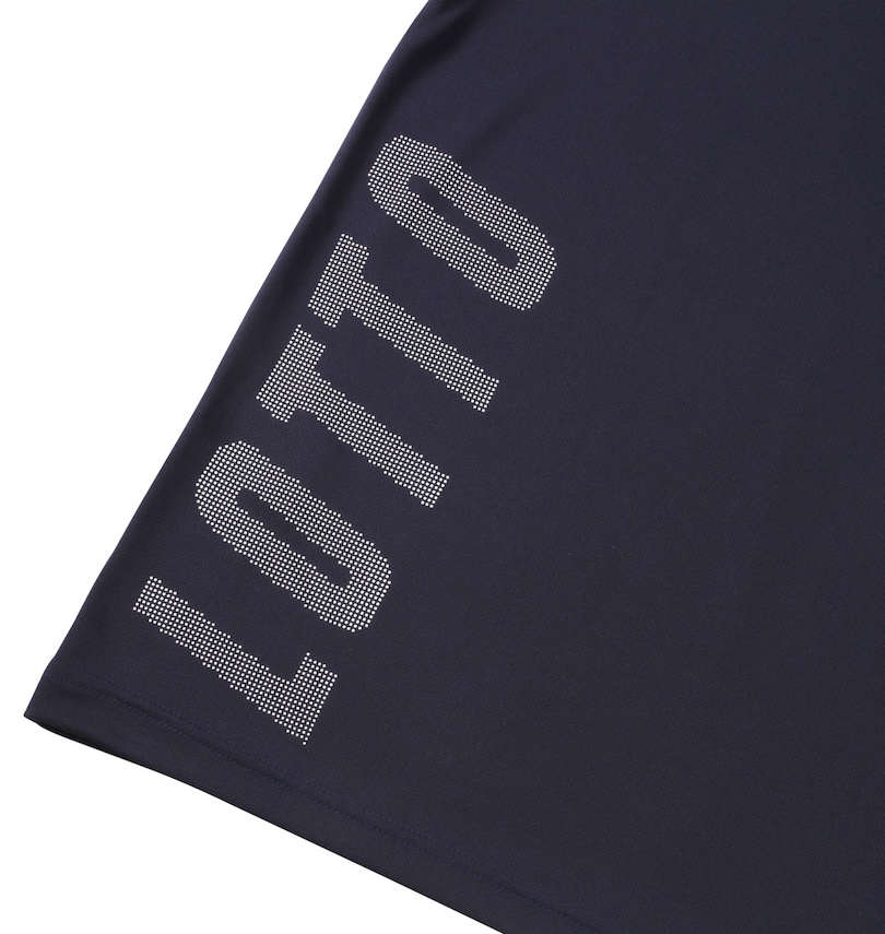 大きいサイズ メンズ LOTTO (ロット) DRYメッシュ半袖ポロシャツ バック左サイドプリント