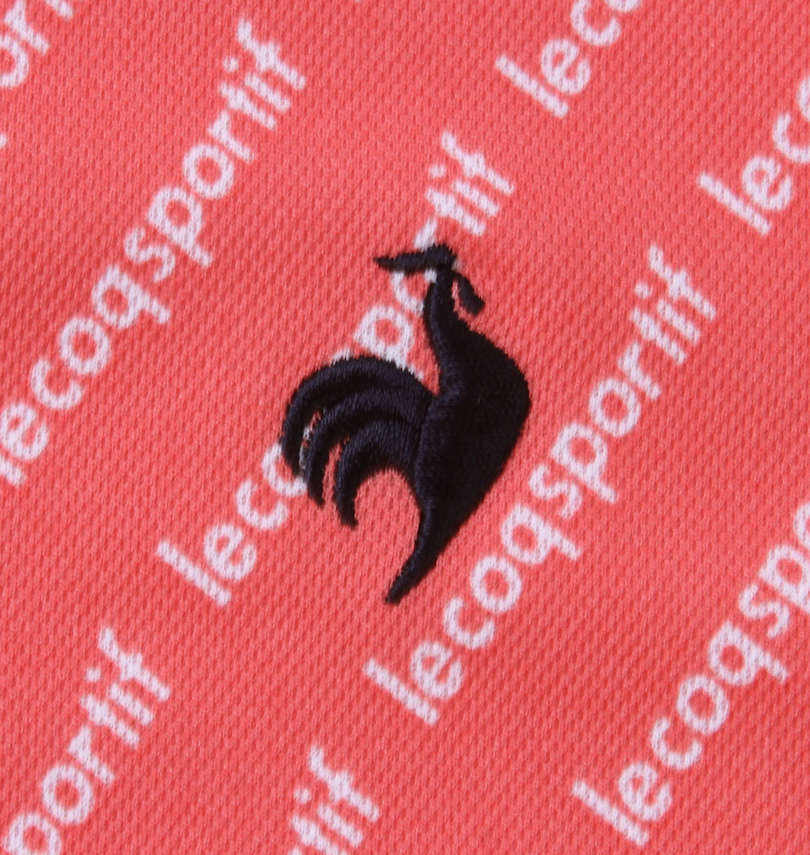 大きいサイズ メンズ LE COQ SPORTIF GOLF (ルコックスポルティフ　ゴルフ) ロゴ柄プリント半袖シャツ 刺繍