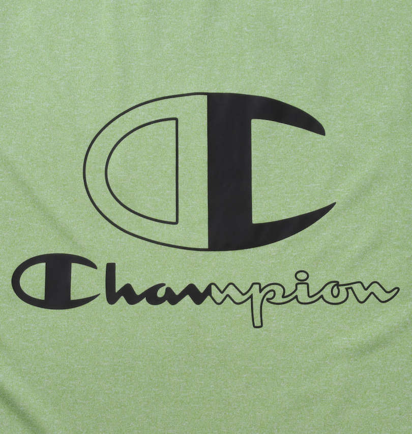 大きいサイズ メンズ Champion (チャンピオン) DRY半袖Tシャツ フロントプリント