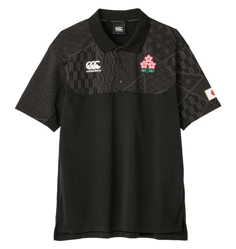 大きいサイズ メンズ canterbury (カンタベリー) ジャパンメディア半袖ポロシャツ
                        