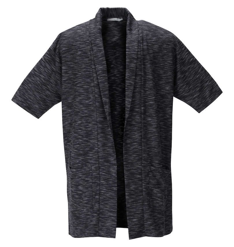 大きいサイズ メンズ launching pad (ランチングパッド) スラブリップル五分袖コーディガン+半袖Tシャツ コーディガン