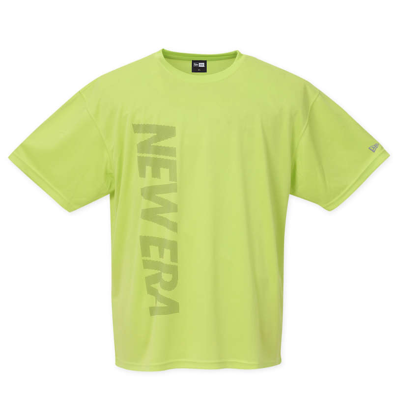 大きいサイズ メンズ NEW ERA (ニューエラ) バーチカルロゴ半袖Tシャツ 