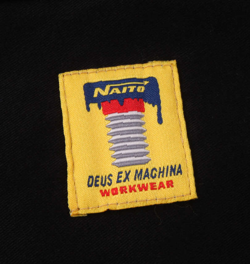 大きいサイズ メンズ DEUS EX MACHINA (デウス エクス マキナ) カバーオール 左胸ポケットのワッペン