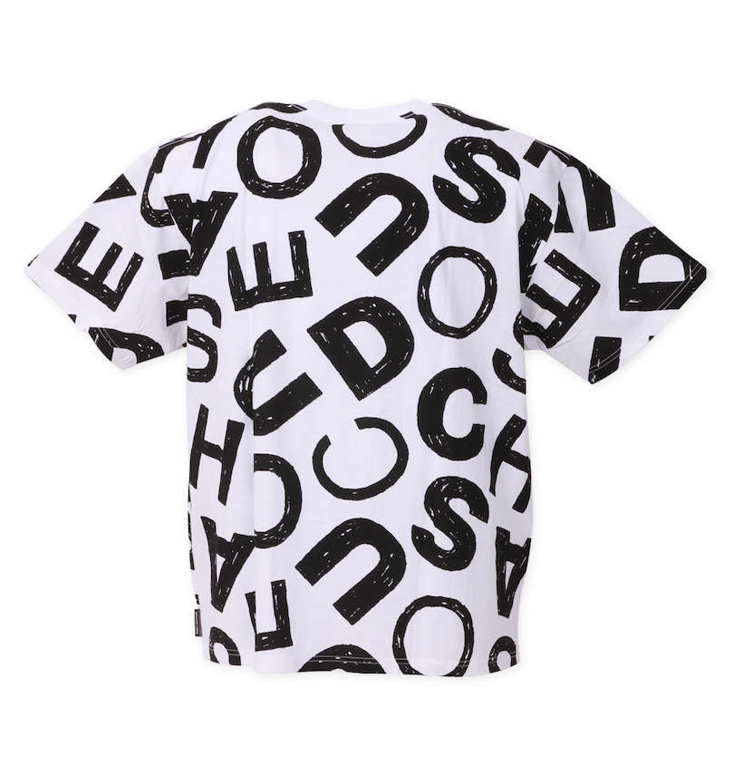 大きいサイズ メンズ DCSHOES (ディーシーシューズ) 22 LOGO GRAPHIC半袖Tシャツ バックスタイル
