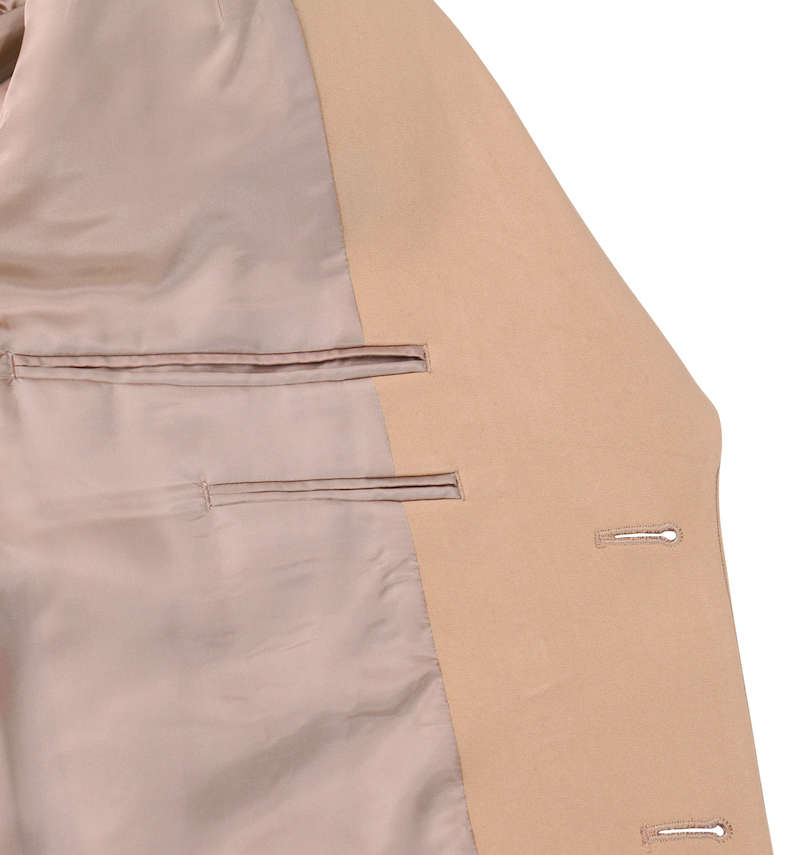 大きいサイズ メンズ  (マンチェス) シングル3ツ釦デザインスーツ 左内ポケット