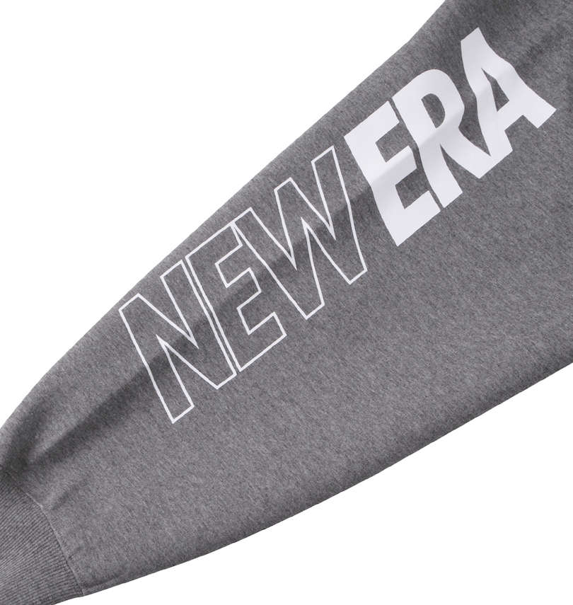 大きいサイズ メンズ NEW ERA (ニューエラ) テックスウェットフルジップパーカー 袖プリント
