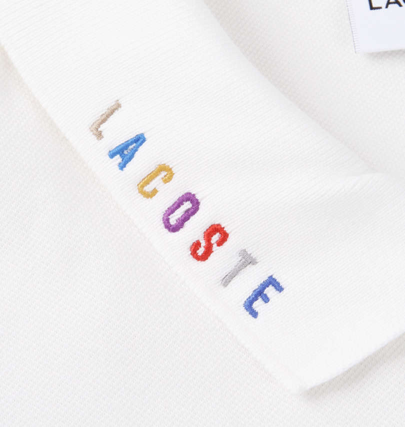 大きいサイズ メンズ LACOSTE (ラコステ) 半袖ポロシャツ 襟の刺繍