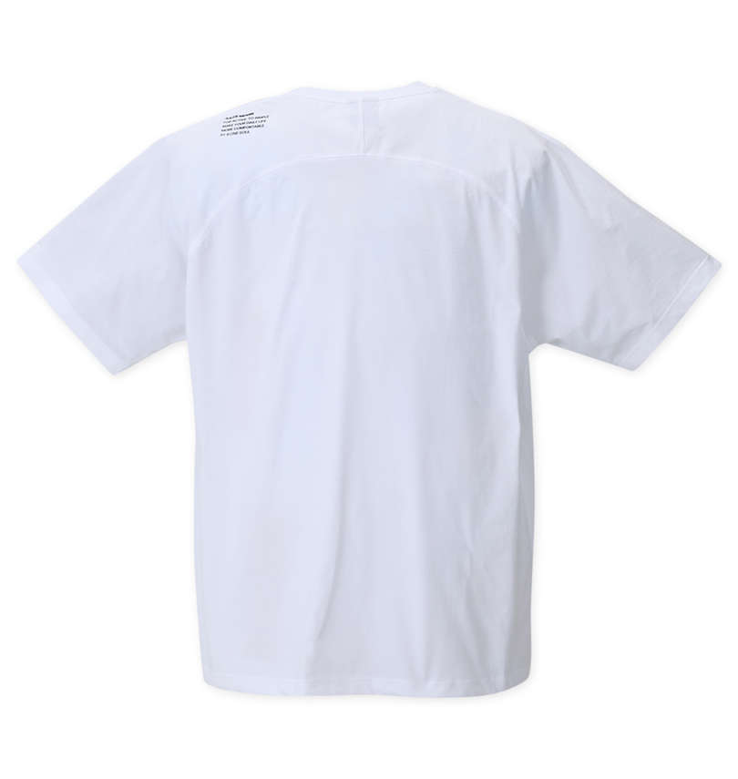 大きいサイズ メンズ 4A2S (フォーエーニエス) ボックスロゴ半袖Tシャツ バックスタイル