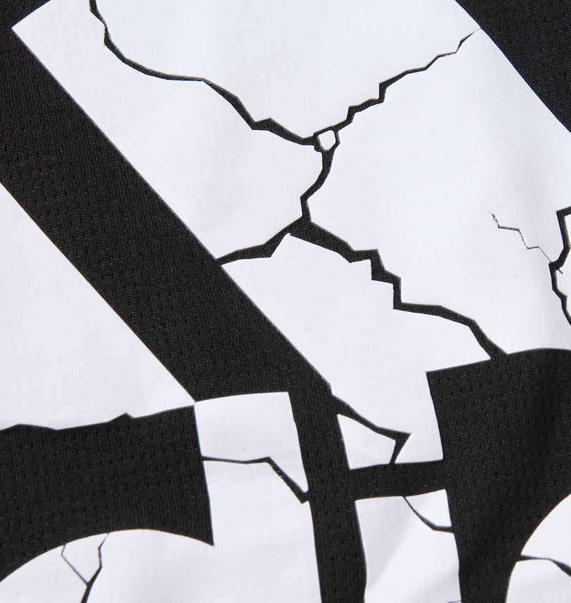 大きいサイズ メンズ adidas (アディダス) Rugby Logo半袖Tシャツ(総丈75cm) クラックプリント