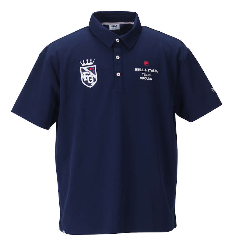 大きいサイズ メンズ FILA GOLF (フィラゴルフ) 半袖シャツ+インナーセット シャツ