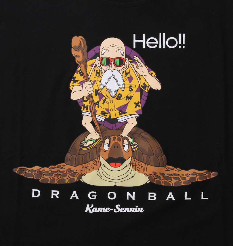 大きいサイズ メンズ DRAGONBALL (ドラゴンボール) カメ&亀仙人半袖Tシャツ 