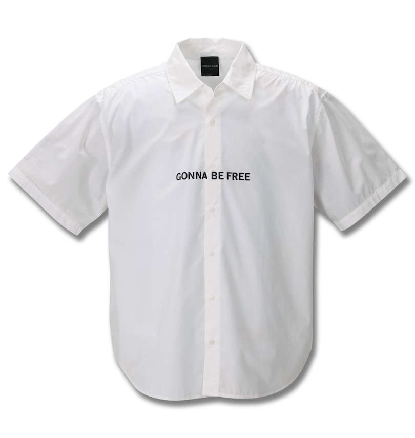 大きいサイズ メンズ MODISH GAZE (モディッシュガゼ) ブロード半袖シャツ 