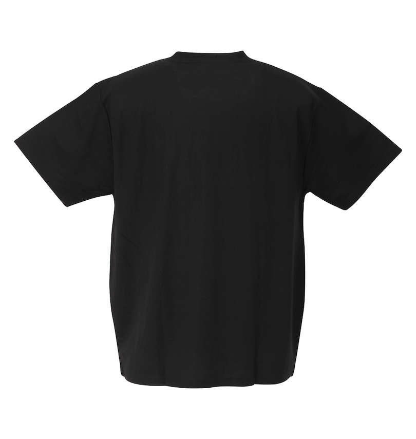 大きいサイズ メンズ 楽スマ (ラクスマ) 接触冷感樽型半袖Tシャツ バックスタイル