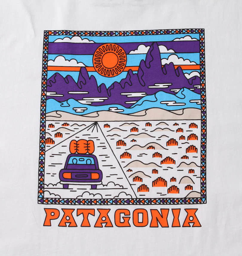 大きいサイズ メンズ PATAGONIA (パタゴニア) 半袖Tシャツ バックプリント
