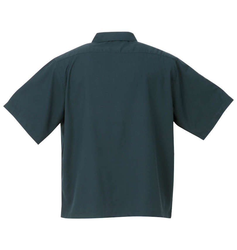 大きいサイズ メンズ CONVERSE (コンバース) ポリツイル刺繍入り半袖シャツ バックスタイル