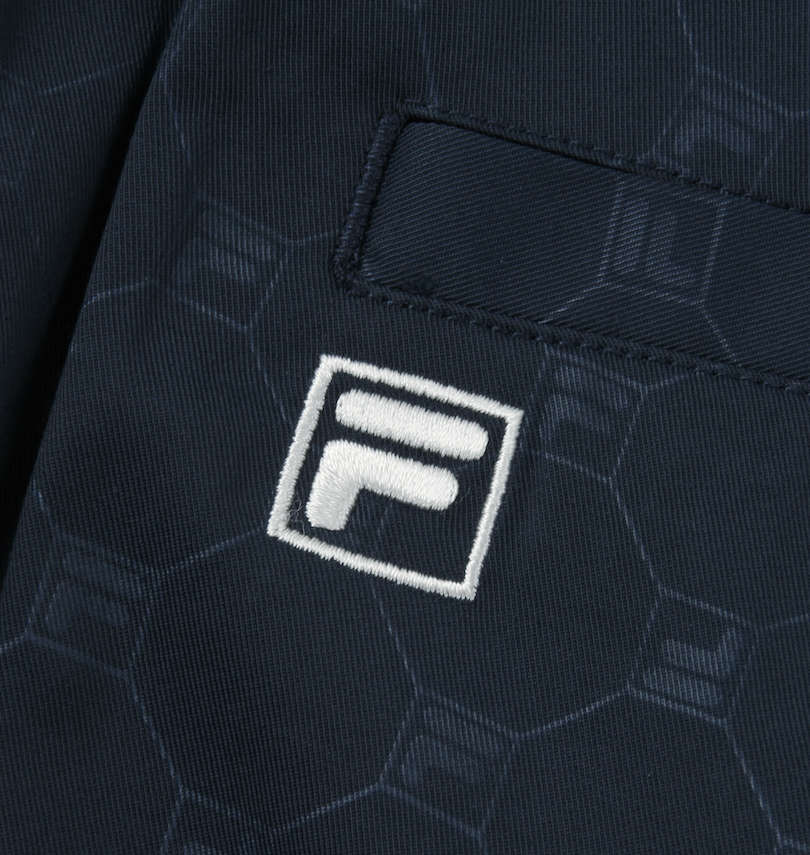 大きいサイズ メンズ FILA GOLF (フィラゴルフ) 飛び柄エンボスストレッチツイルパンツ
バックポケット刺繡