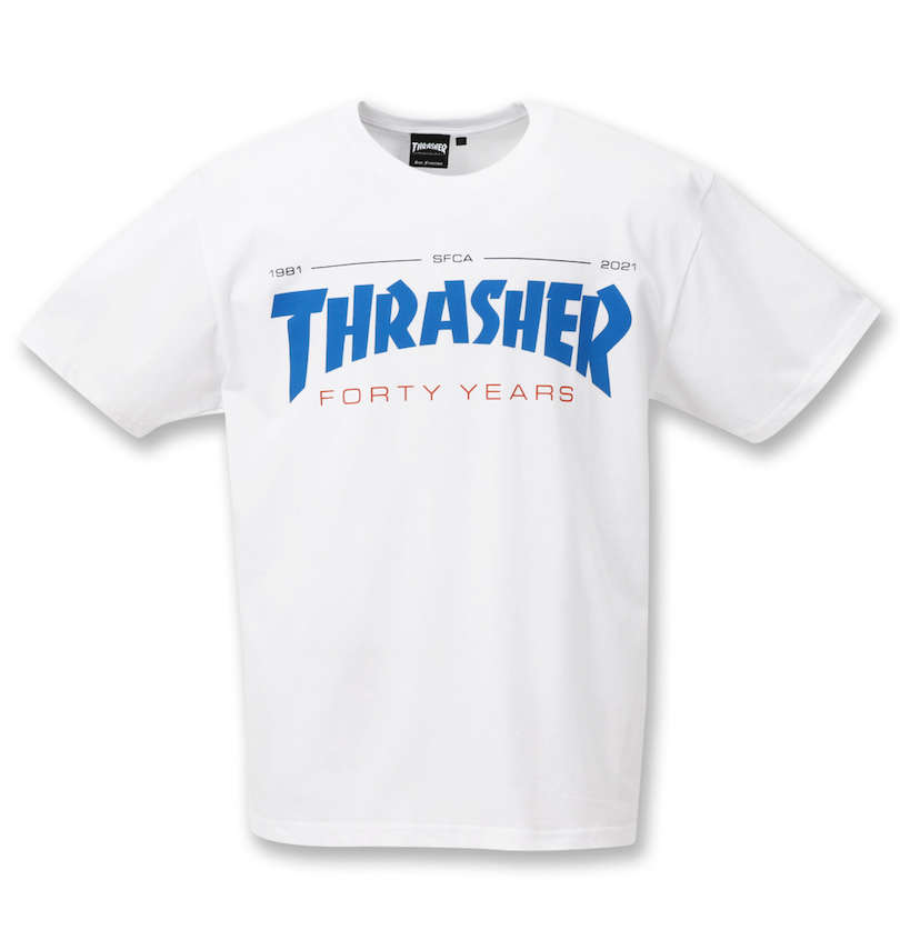 大きいサイズ メンズ THRASHER (スラッシャー) 半袖Tシャツ 
