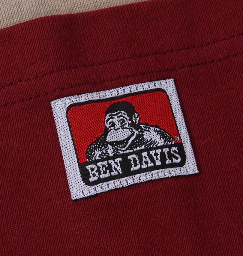 大きいサイズ メンズ BEN DAVIS (ベン デイビス) ポケット付クレイジー長袖Tシャツ ポケットピスネーム