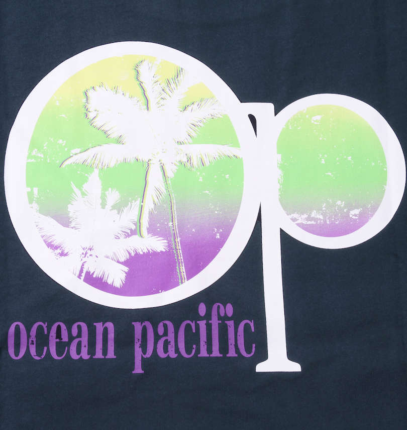 大きいサイズ メンズ OCEAN PACIFIC (オーシャンパシフィック) プリント半袖Tシャツ バックプリント
