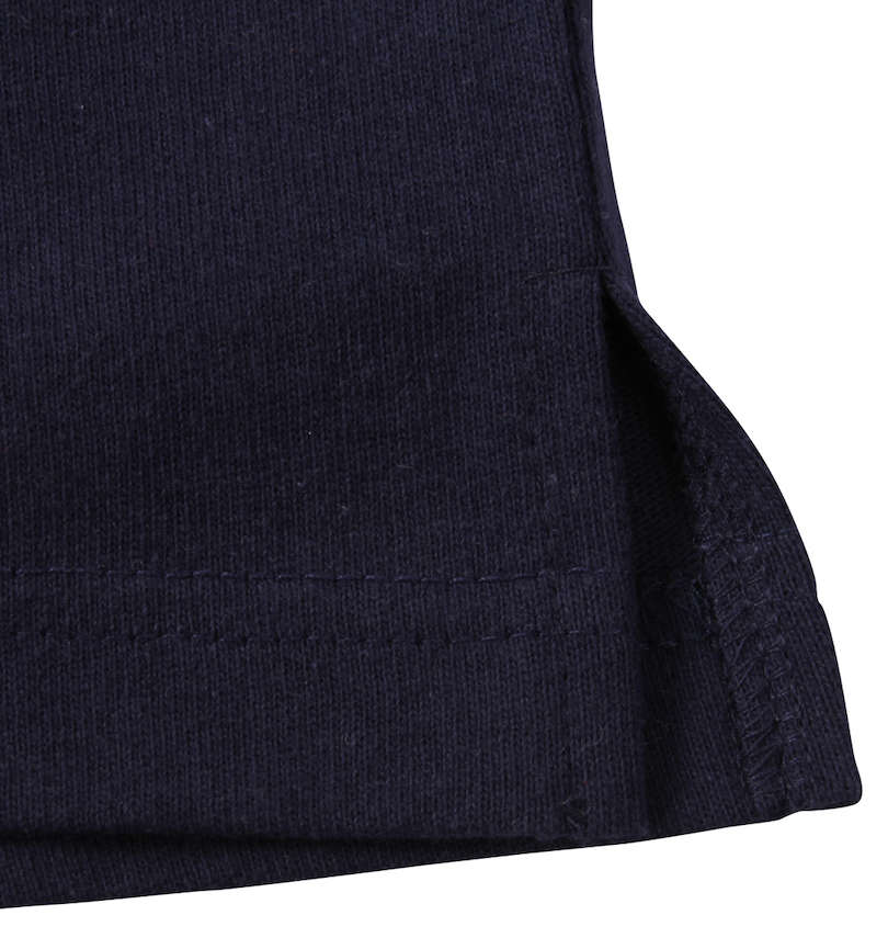 大きいサイズ メンズ H by FIGER (エイチバイフィガー) 切替ボーダー半袖ラガーシャツ 裾サイドスリット
