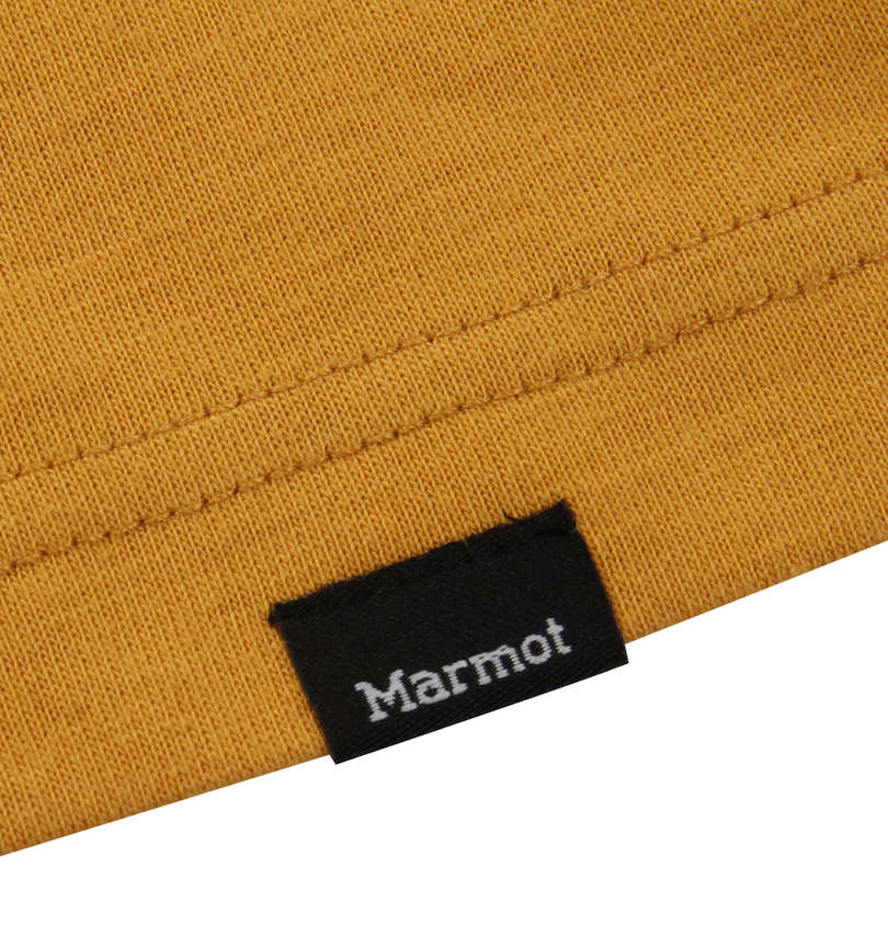 大きいサイズ メンズ Marmot (マーモット) スクエアロゴ半袖Tシャツ 左裾ピスネーム