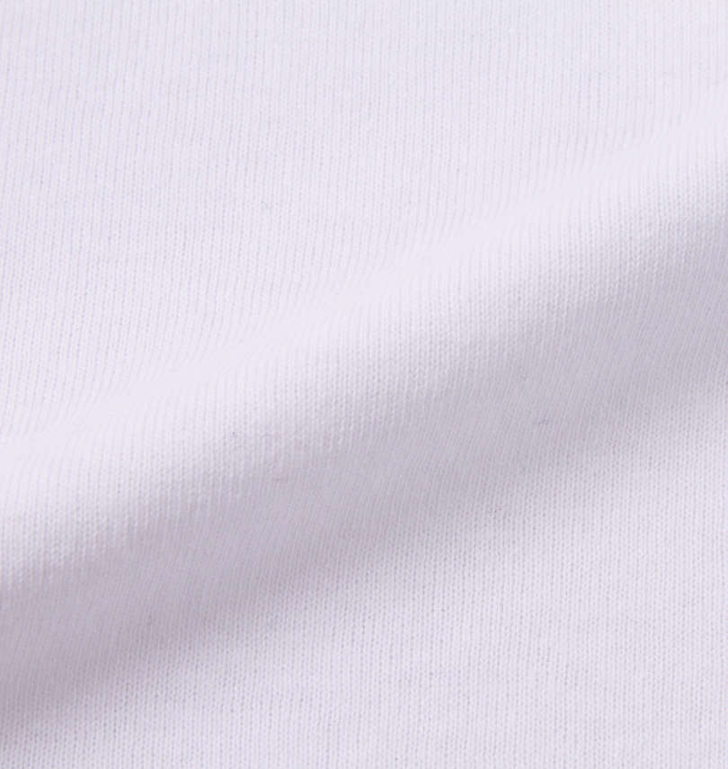 大きいサイズ メンズ LUCPY (ラクピー) 半袖Tシャツ+ミニ裏毛ハーフパンツ Tシャツ生地拡大