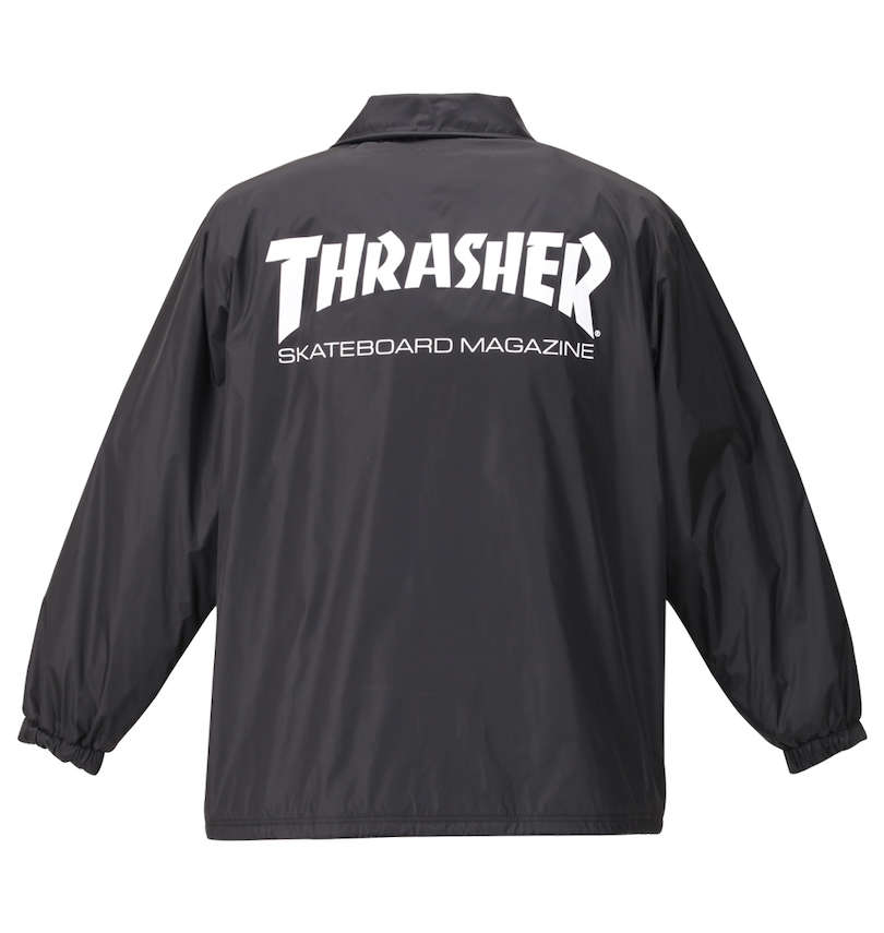 大きいサイズ メンズ THRASHER (スラッシャー) コーチジャケット バックスタイル