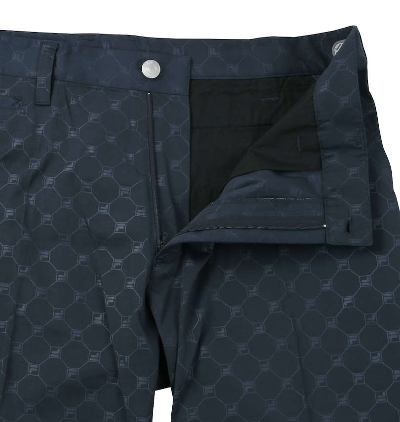大きいサイズ メンズ FILA GOLF (フィラゴルフ) 飛び柄エンボスストレッチツイルパンツ