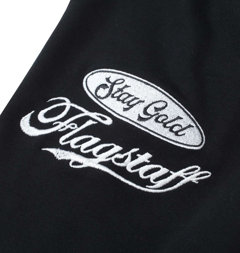 大きいサイズ メンズ FLAGSTAFF×PEANUTS (フラッグスタッフ) スヌーピーコラボフルジップパーカー 袖刺繍